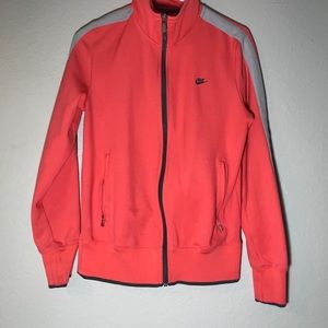 Nike women’s Coral & gray zip up jacket